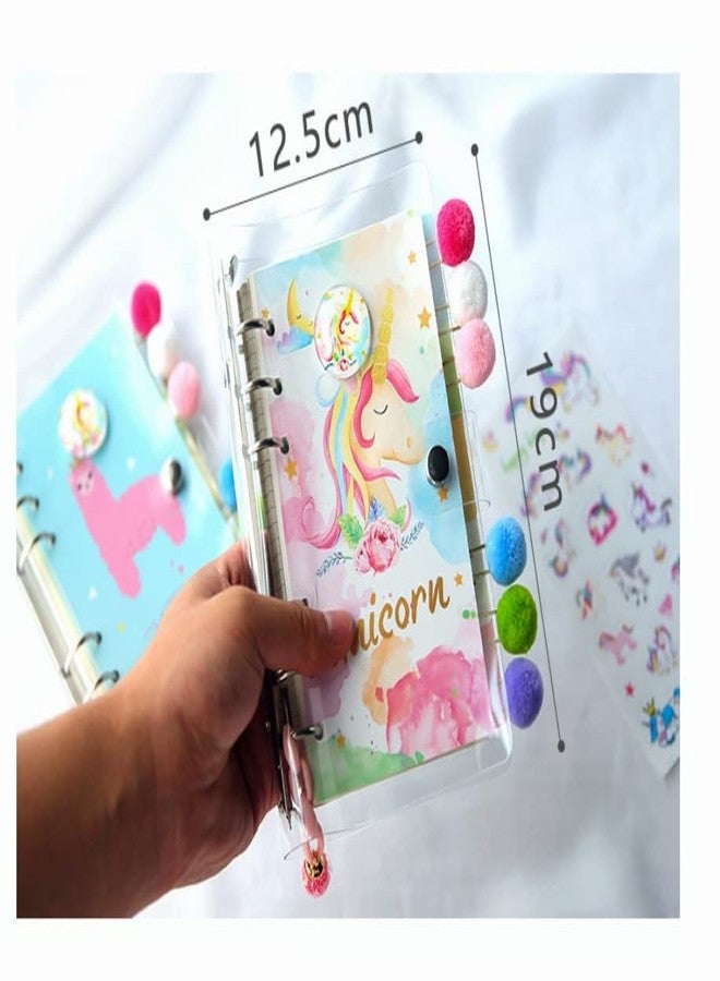 SAMVARDHAN Diy Unicorn Diary kids Notebook For Girls With Pen Return Gift Kid Diary For Kids 40 Pages, Multicolor (13 In 1) - Image 4